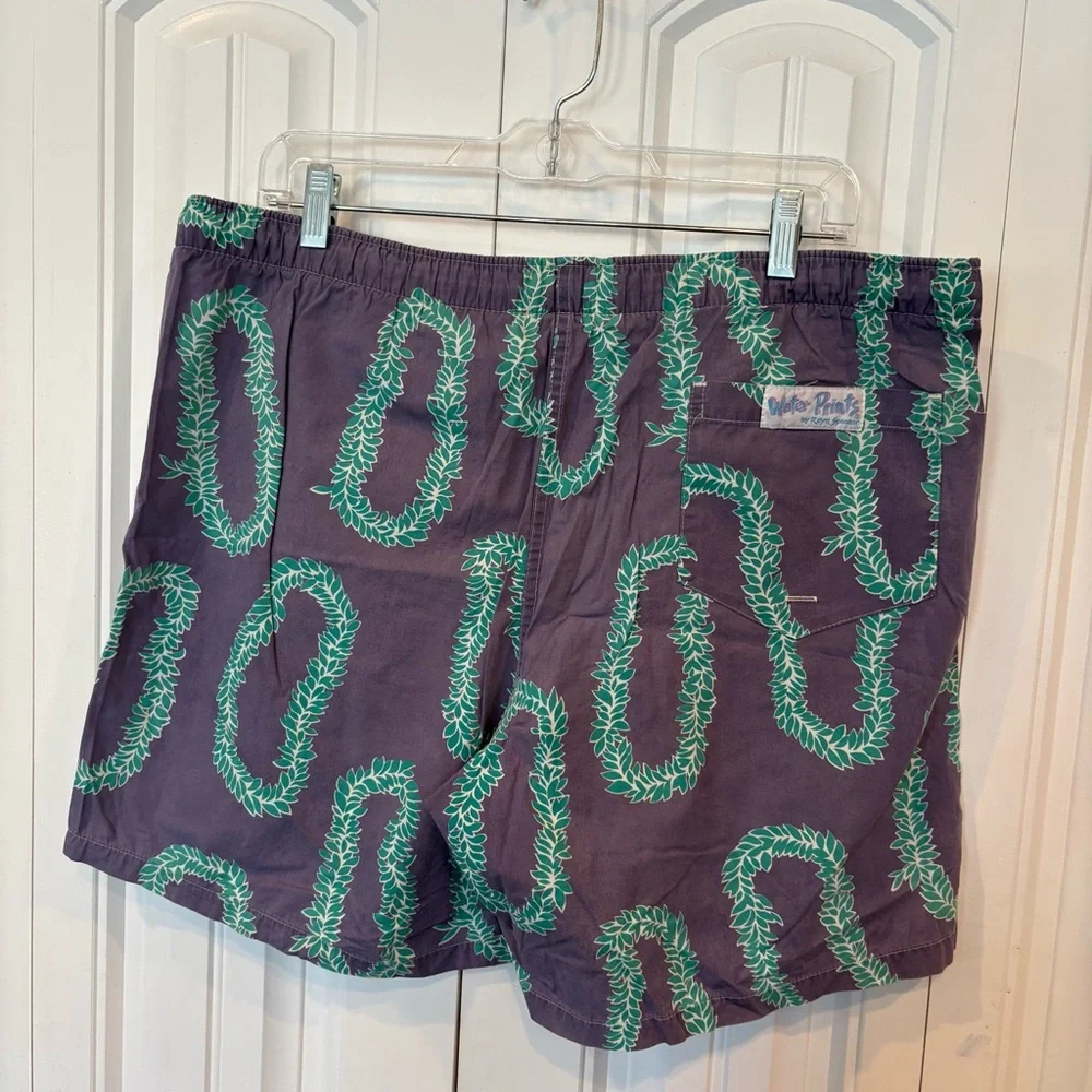 Water Prints By Reyn Spooner Swim Trunks‎ Size Medium